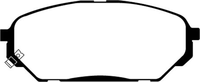 EBC 07-12 Hyundai Veracruz 3.8 Greenstuff Front Brake Pads - DP61813