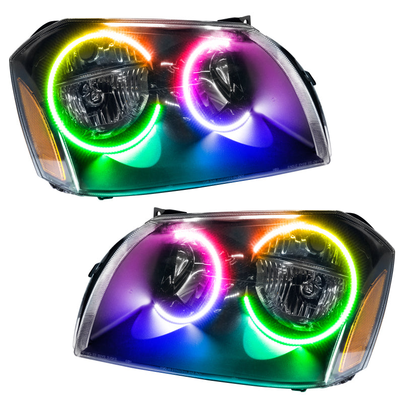 Oracle 05-07 Dodge Magnum SMD HL - Black - ColorSHIFT w/ Simple Controller SEE WARRANTY - 7156-504