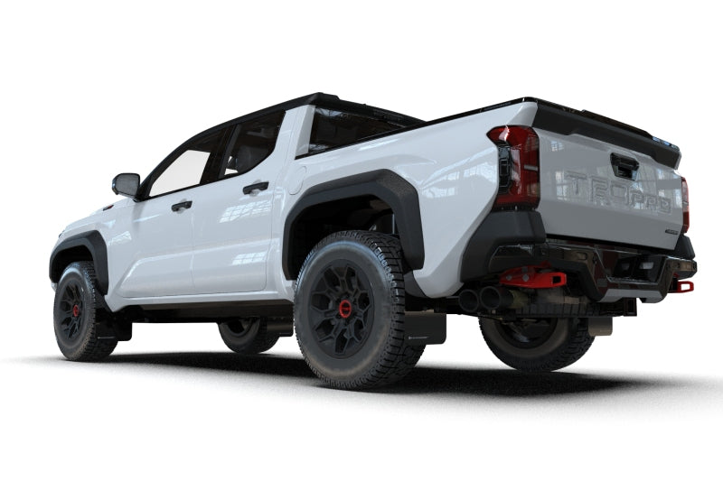 Rally Armor 2024 Toyota Tacoma Black UR Mud Flap w/ Metallic Black Logo - MF114-UR-BLK-MBK