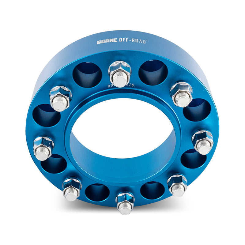 Borne Off-Road Wheel Spacers 8x180 124.1 50 M14 Blue - BNWS-009-500BL