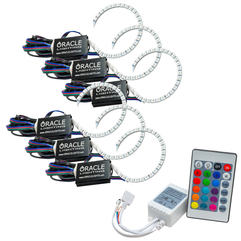 Oracle Mazda 3 04-09 Halo Kit - ColorSHIFT w/ Simple Controller SEE WARRANTY - 2421-504