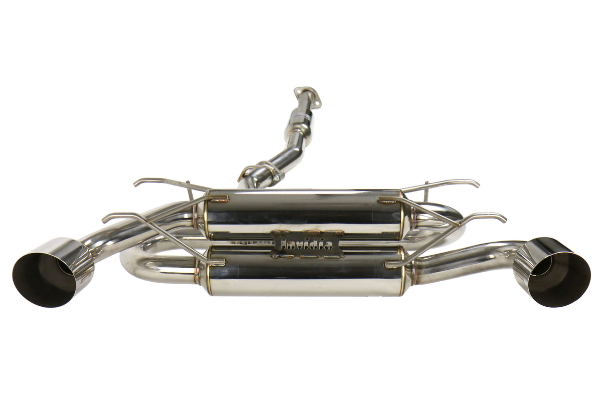 Invidia 12+ Subaru BR-Z/FR-S Gemini/R400 Single Layer Stainless Steel Tip Cat-back Exhaust - HS12SST7GM1SS