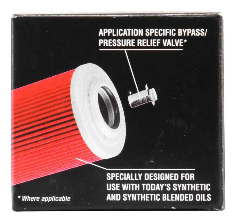 K&N Oil Filter 1.625in OD x 2.063in H for 99-07 KTM 250/400/450/520/525/540/625/660/690 (2nd Filter) - KN-157 for 2000-2007 K