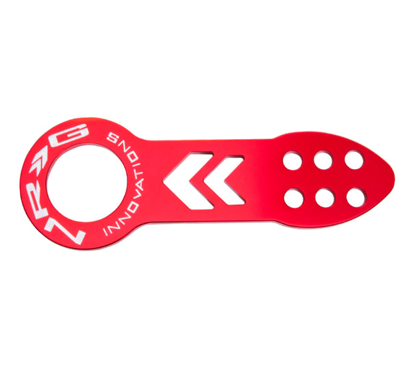 NRG Universal Front Tow Hook - Anodized Red - TOW-100RD - front view