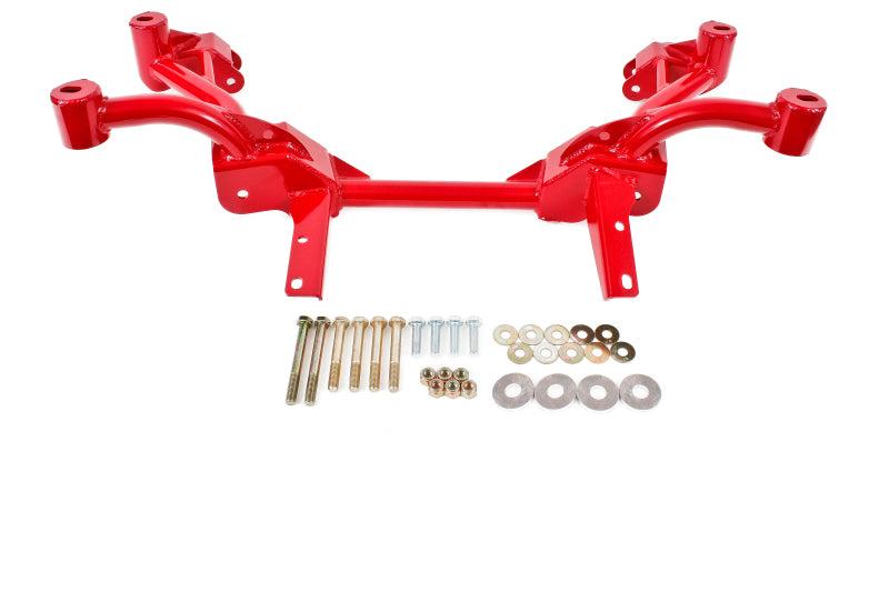 BMR 82-82 3rd Gen F-Body K-Member w/ No Motor Mounts and Pinto Rack Mounts - Red - KM006-1R for 1982-1992 Chevrolet Camaro - 