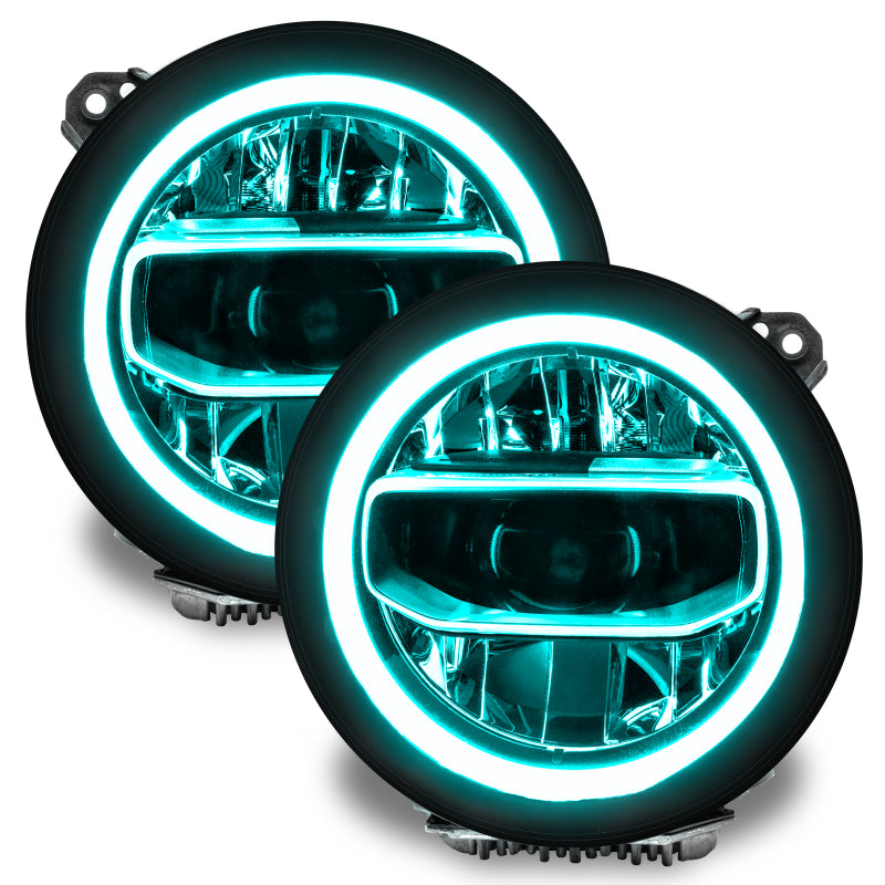 Oracle Jeep Wrangler JL/Gladiator JT RGB+W Headlight DRL Upgrade Kit - ColorSHIFT SEE WARRANTY - 1346-330