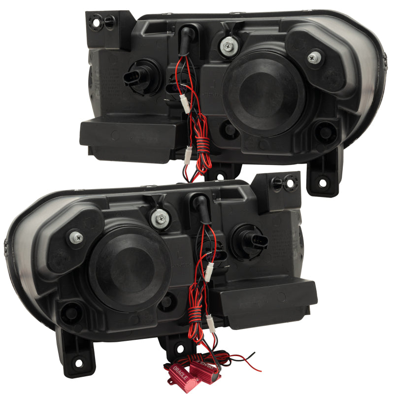 Oracle 08-14 Dodge Challenger SMD HL (HID Style) - ColorSHIFT w/ Simple Controller SEE WARRANTY - 7132-504