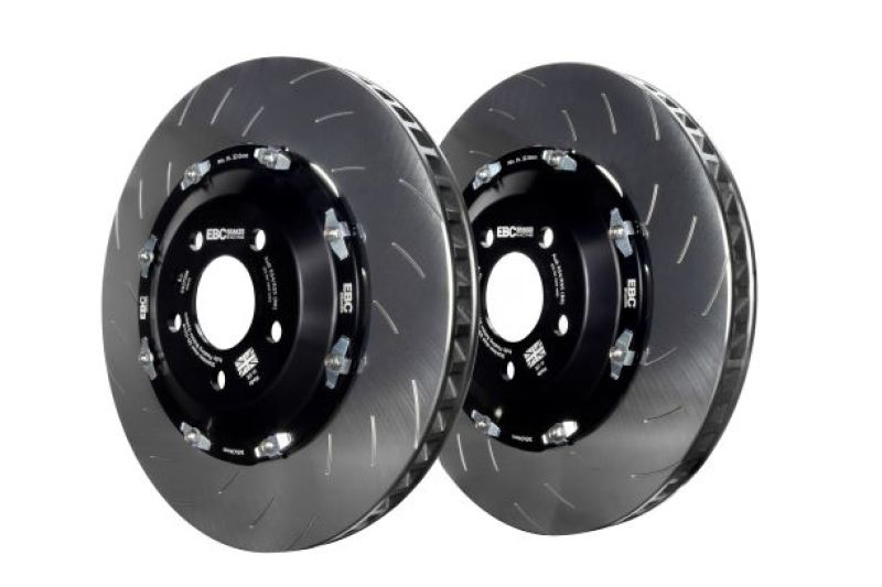 EBC Racing 12-17 Ford Fiesta ST (Mk7) Replacement BBK Complete Assembly 300mm Disc Rings (Pair) - SG2FK-009
