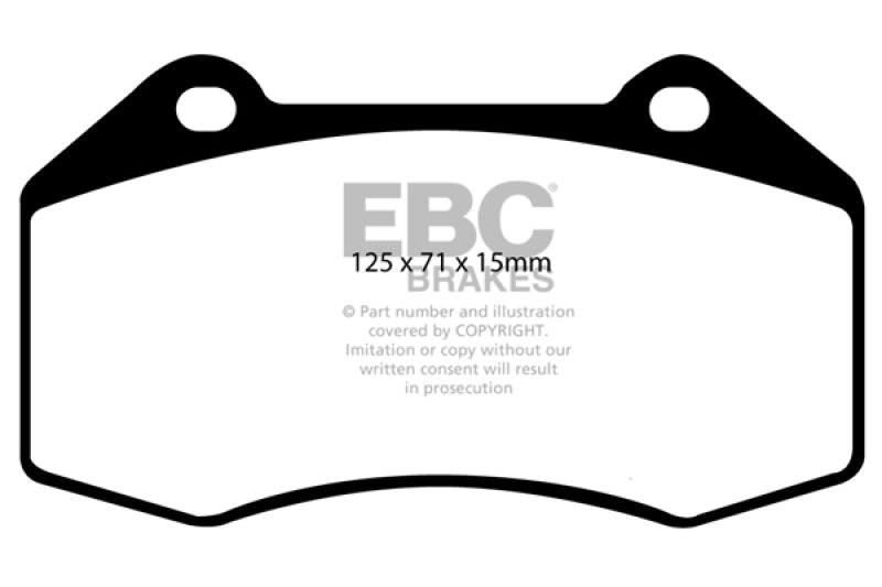 EBC 07-08 Chevrolet Cobalt 2.0 Supercharged (SS) Ultimax2 Front Brake Pads - UD1379