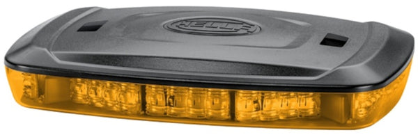 Hella L/Bar Mini 10In Led (Mv Fxd Amber Lens) - 014566311 by Hella - front view