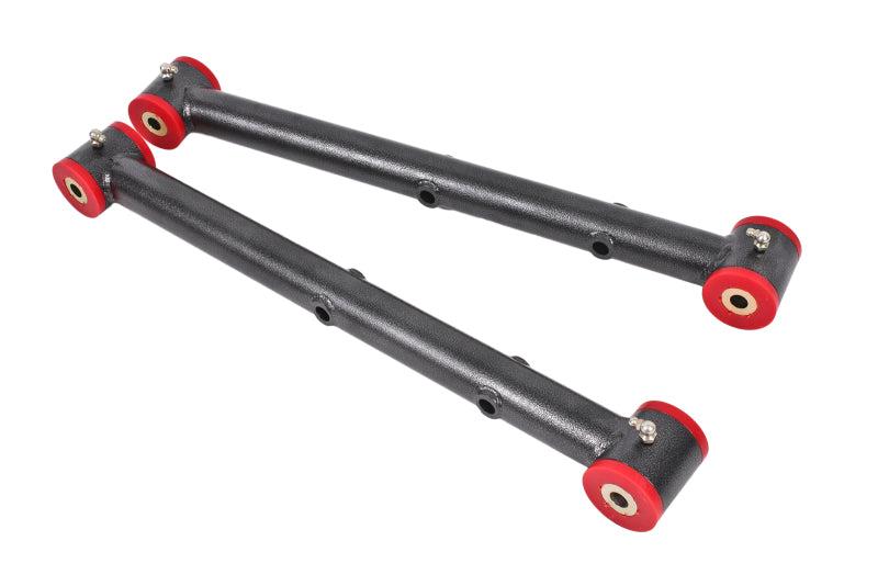 BMR 78-87 G-Body Non-Adj. Lower Control Arms (Polyurethane) - Black Hammertone - TCA039H for 1978-1987 Buick Regal - front vi