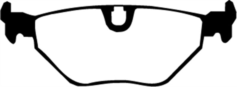 EBC 93-97 Aston Martin DB7 3.2 Supercharged Redstuff Rear Brake Pads - DP3690/2C