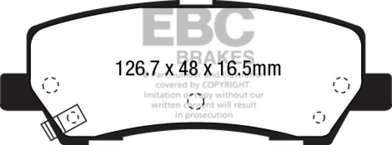 EBC brake Ultimax2 brake Pads - UD1793
