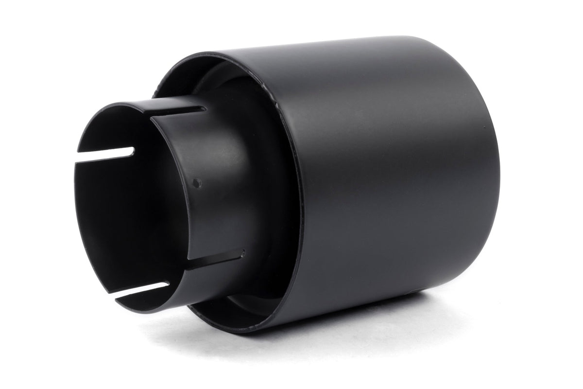 Dinan - Double-Walled 4" Clamp-On Exhaust Tip (Black Ceramic) - D663-0601-BOX