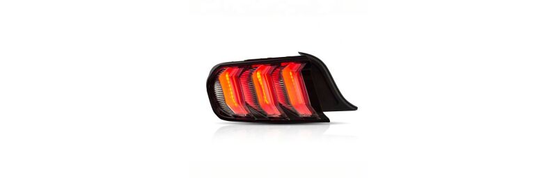 Raxiom 15-23 Ford Mustang Euro Style LED Tail Lights- Gloss Black Housing- Red Lens - 412123 - additional view 14