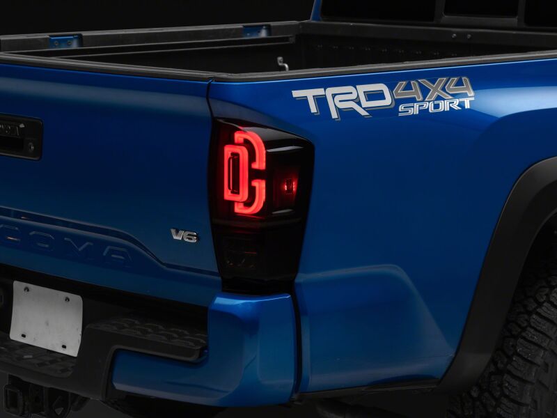 Raxiom 16-23 Toyota Tacoma XW Series Sequential LED Tail Lights- Black Housing/ Smoked Lens - TT30330 - additional view 7