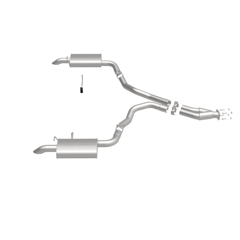 MagnaFlow 75-79 Chevy Corvette V8 5.7L Dual Split Rear Exit Stainless Cat-Back Perf Exhaust - 16710