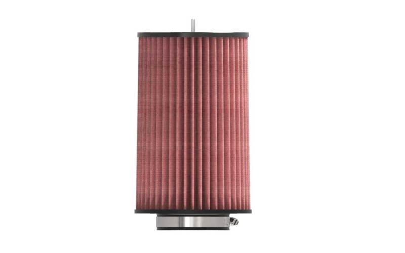 K&amp;N Universal Clamp-On Air Filter 4-1/8in FLG 7-3/8in B 7in T W/STUD 11-1/2in H - RU-5181