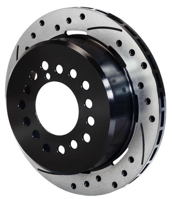 Wilwood Rotor-1.91in Offset-SRP-BLK-Drill-RH 12.19 x .810 - 5 Lug - 160-9812-BK by Wilwood