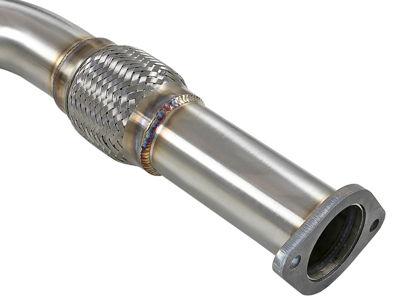 aFe POWER Takeda 2.5in 304 SS CB Exhaust w/ Polished Tips 17-19 Infiniti Q60 V6-3.0L (tt) - 49-36134NM-P