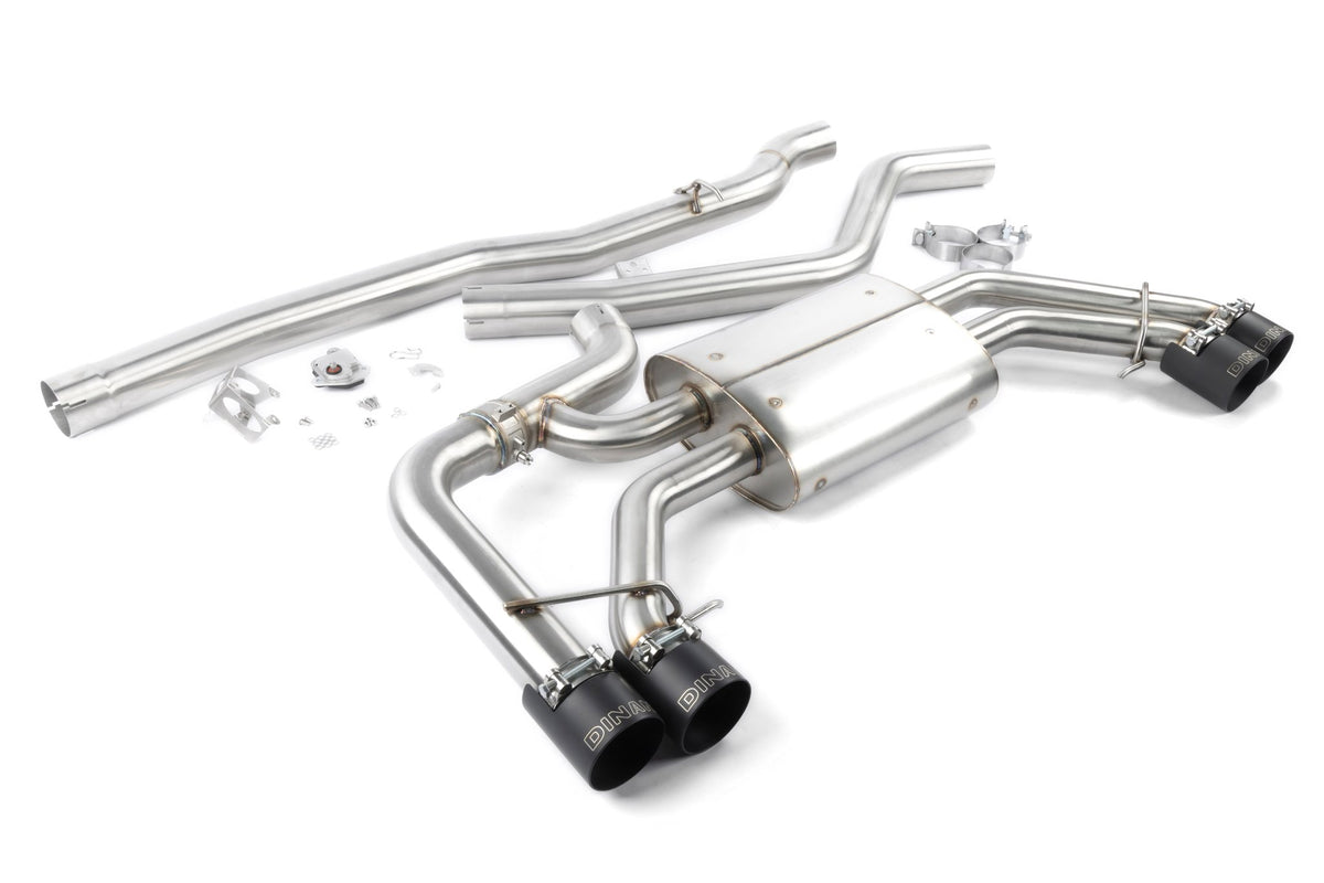 Dinan - Valved Cat-Back Exhaust - BMW X3 M40i / X4 M40i - D660-0099-BLK