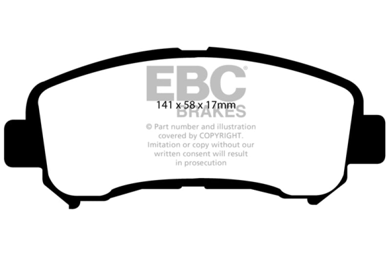 EBC 14+ Nissan Juke 1.6 Turbo Nismo RS Greenstuff Front Brake Pads - DP21954