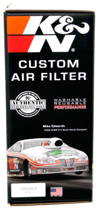 K&amp;N Round Air Filter Assembly 5-1/8in FLG 11in OD 3-3/8in - 60-1150