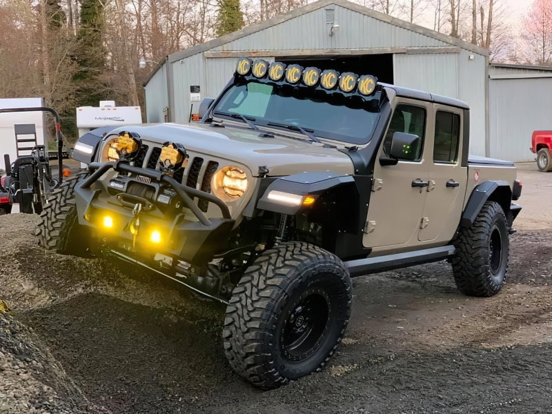 Oracle Jeep Wrangler JL Smoked Lens LED Front Sidemarkers SEE WARRANTY - 5853-504