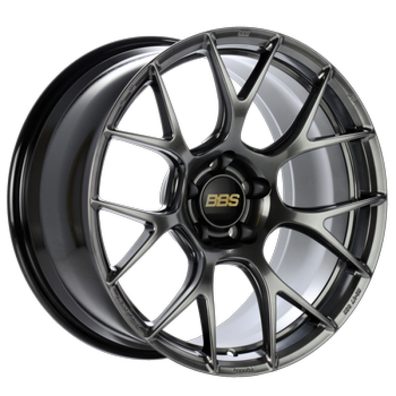 BBS RE-V7 19x10.5 5x112 ET33 PFS Diamond Black Wheel - 82mm PFS/Clip Required - REV7065DB by BBS