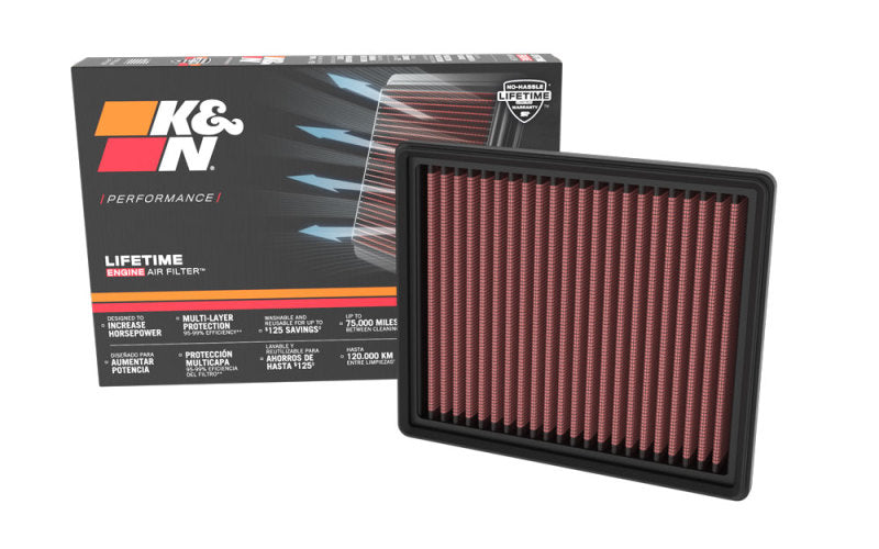 K&N 2020 Ford Escape Hybrid L4-2.5L Replacement Air Filter - 33-5122