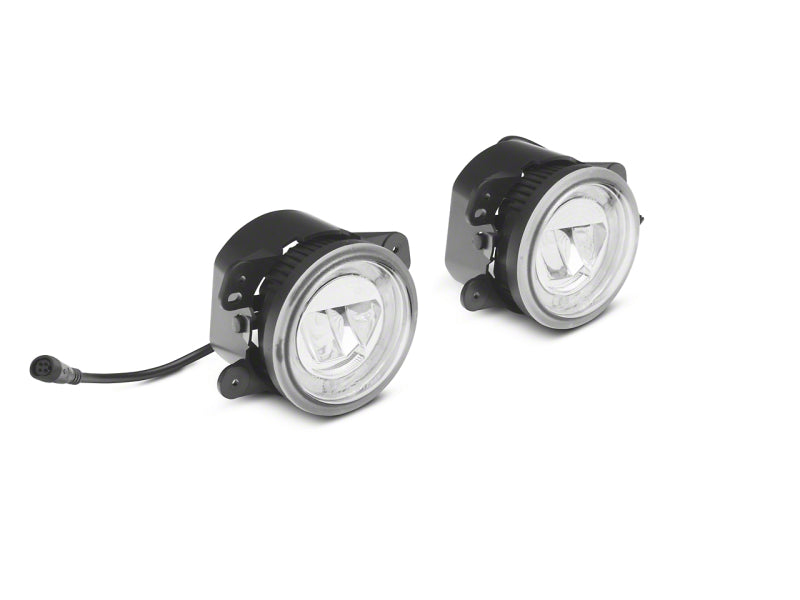 Raxiom 10-23 Jeep Wrangler JK &amp; JL Axial Series LED DRL Fog Lights - J119947-B