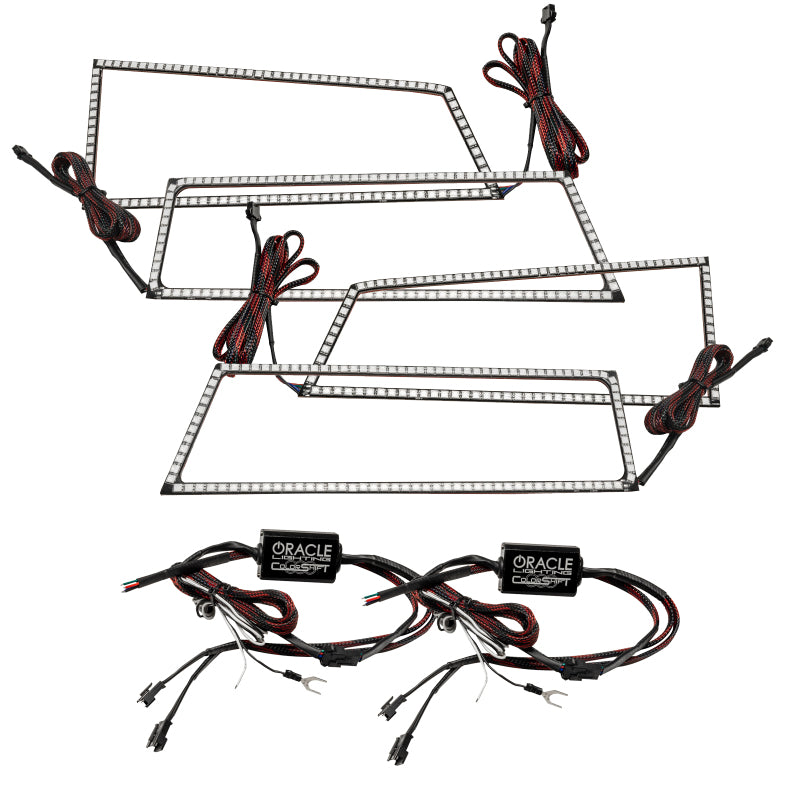 Oracle Chevrolet Silverado 03-06 Square Halo Kit - ColorSHIFT w/o Controller SEE WARRANTY - 3959-334
