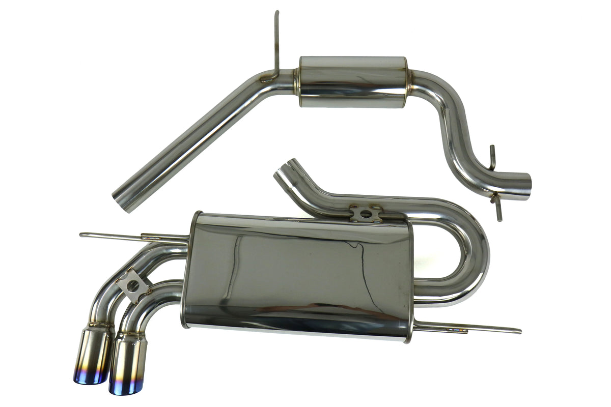 Invidia 05-08 VW Golf GTI Q300 Rolled Titanium Tip Cat-Back Exhaust - HS05GF5G3T