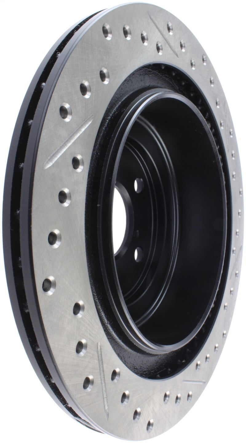 StopTech 06-07 Subaru Impreza WRX (Exc STi) Slotted &amp; Drilled Right Rear Rotor - 127.47025R