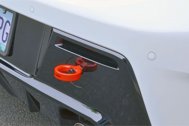 PERRIN 23-26 Toyota GR Corolla Rear Tow Hook - Red - PTP-BDY-251RD