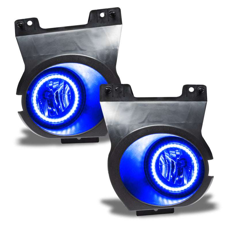 Oracle Lighting 11-14 Ford F-150 Pre-Assembled LED Halo Fog Lights -Blue SEE WARRANTY - 8107-002