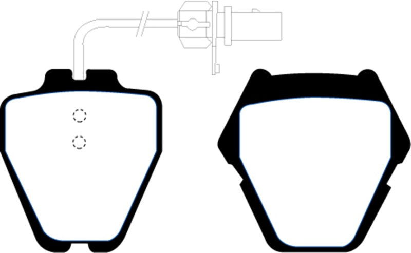 EBC 02-05 Volkswagen Passat 4.0 (8 Pad Set) Greenstuff Front Brake Pads - DP21348