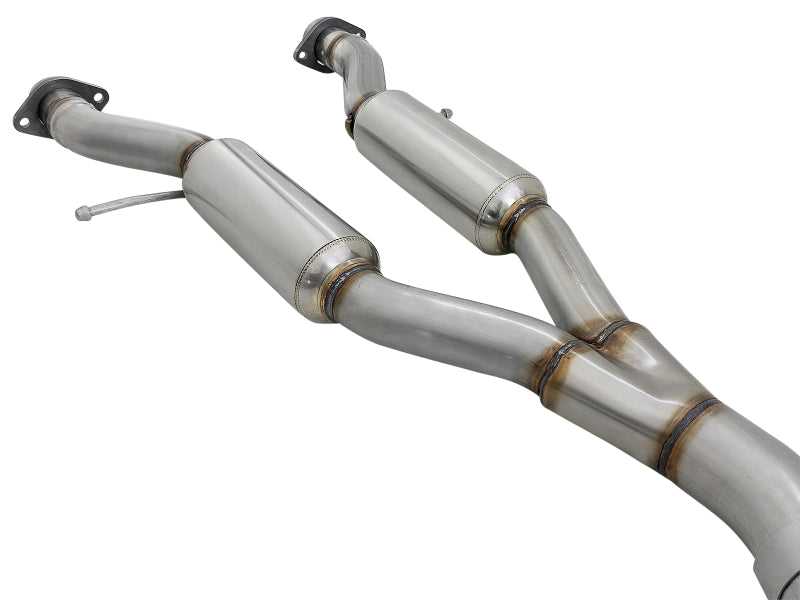 aFe Large Bore HD 3in 304 SS Cat-Back Exhaust w/ Polished Tips 14-19 Jeep Grand Cherokee V6-3.6L - 49-38078-P