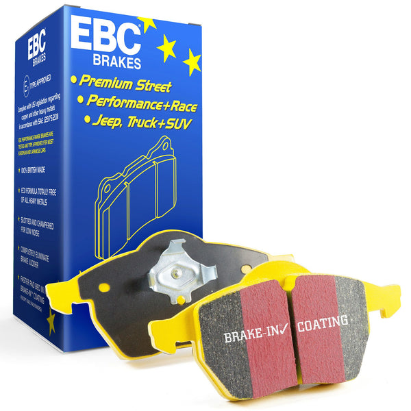 EBC 2023+ Toyota GR Corolla Yellowstuff Front Brake Pads - DP42430R for 2023-2026 Toyota GR Corolla - front view