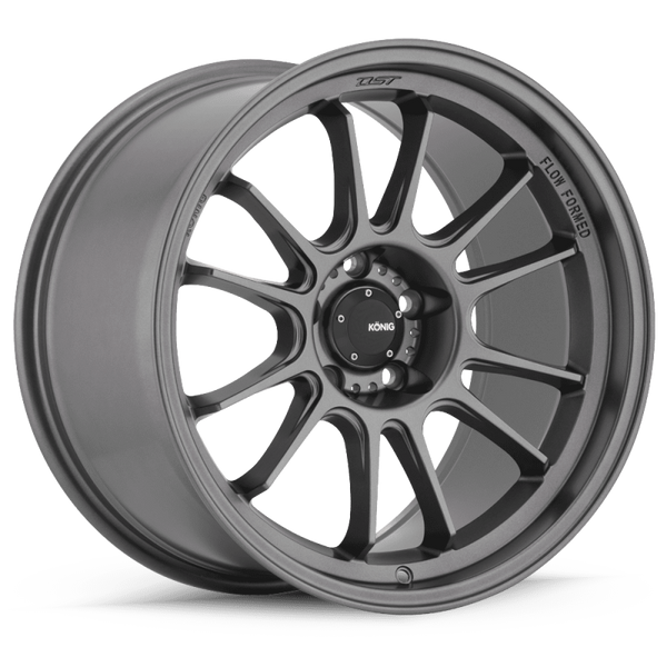 Konig Hypergram 19X10.5B 5X120 ET25 Matte Grey Flow Formed - HG0952025G by Konig