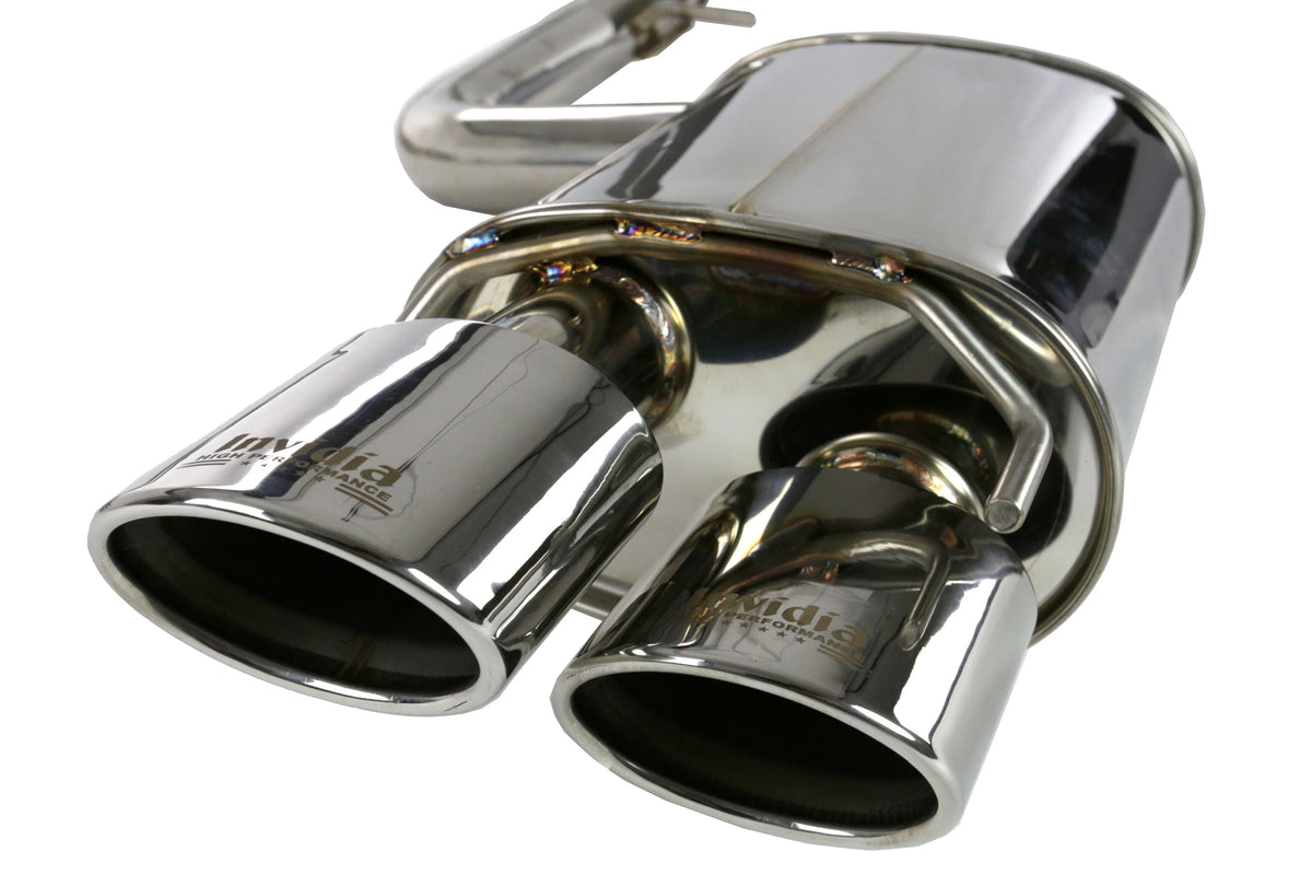 Invidia 14+ Lexus RCF Q300H w/ Rolled Stainless Steel Tips Cat-Back Exhaust - HS14LRF3SH