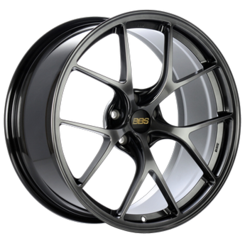 BBS RI-D 20x9.5 5x114.3 ET48 CB67 Diamond Black Wheel - 82mm PFS/Clip Required - RI018DB by BBS