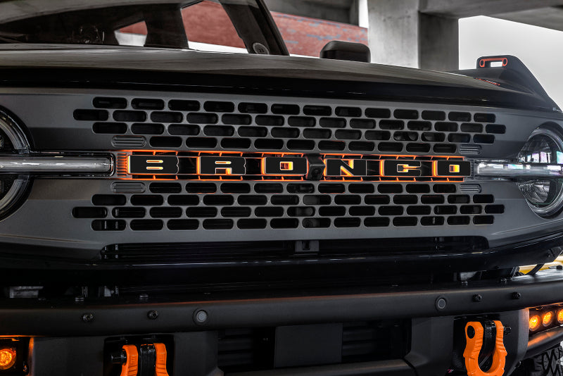 ORACLE Lighting Universal Illuminated LED Letter Badges - Matte Blk Surface Finish - A SEE WARRANTY - 3141-A-005