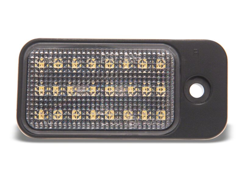 Raxiom 19-23 Jeep Cherokee KL Axial Series LED License Plate Lamps - XJ9068 - side view