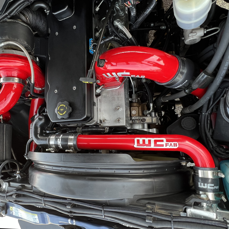 Wehrli 03-09 Cummins 5.9L/6.7L Upper Coolant Pipe - Kiwi Green - WCF100678-KIWI