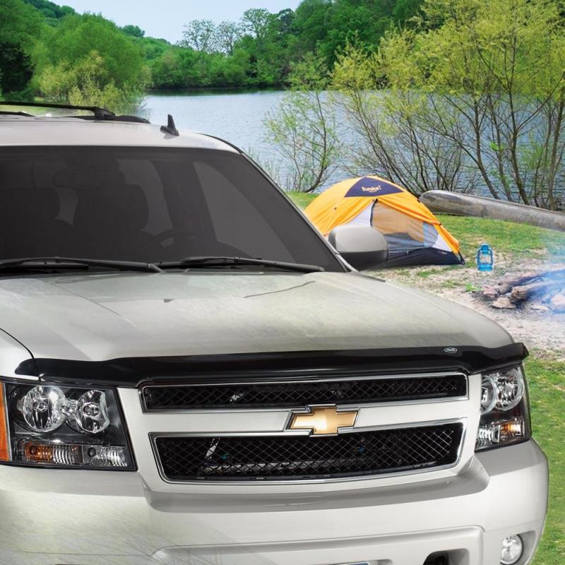 AVS 14-18 Toyota Tundra Hoodflector Low Profile Hood Shield - Smoke - 21094