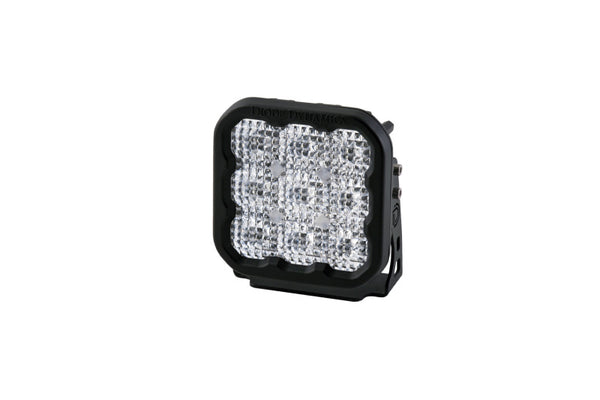 Diode Dynamics SS5 LED Pod Sport - White Flood (Single) - DD6770S by Diode Dynamics - front view