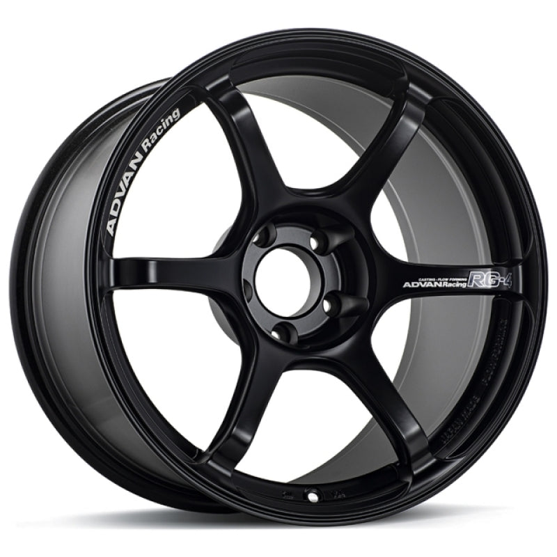 Advan RG-4 17X8.5 +31 5-114.3 Semi Gloss Black Wheel - YA47H31ESB