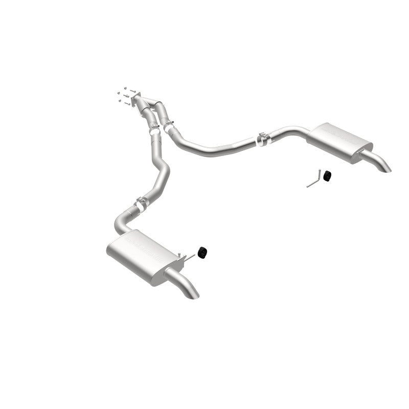 MagnaFlow 75-79 Chevy Corvette V8 5.7L Dual Split Rear Exit Stainless Cat-Back Perf Exhaust - 16710