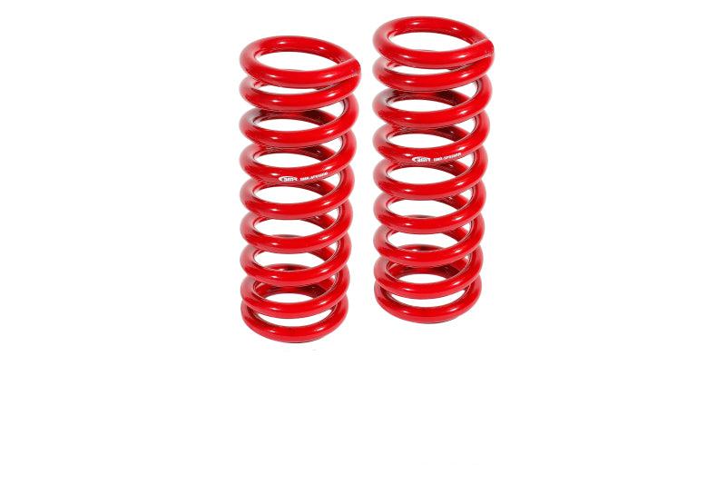 BMR 67-69 1st Gen F-Body Big Block Front Lowering Springs - Red - SP056R for 1969-1974 Chevrolet Nova - front view